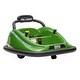 preview thumbnail 1 of 18, Electric Ride-On Bumper Car for Kids with Remote Control, Music & Full Rotation Green