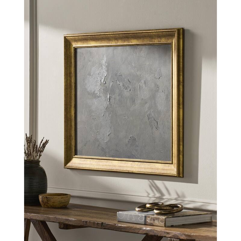 Livabliss Atmosphere Modern Framed Art - Gold