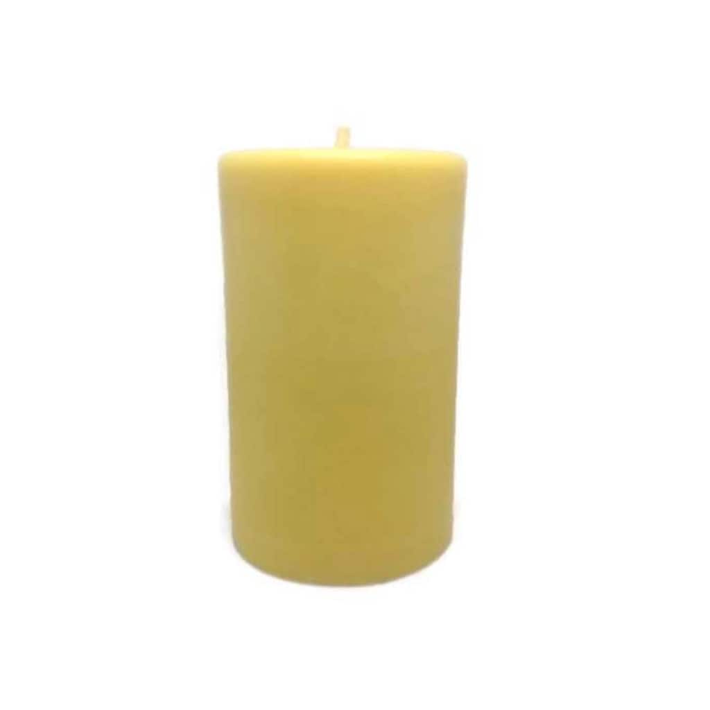 3.75" Yellow Frankincense Scented Aromatherapy Pillar Candle