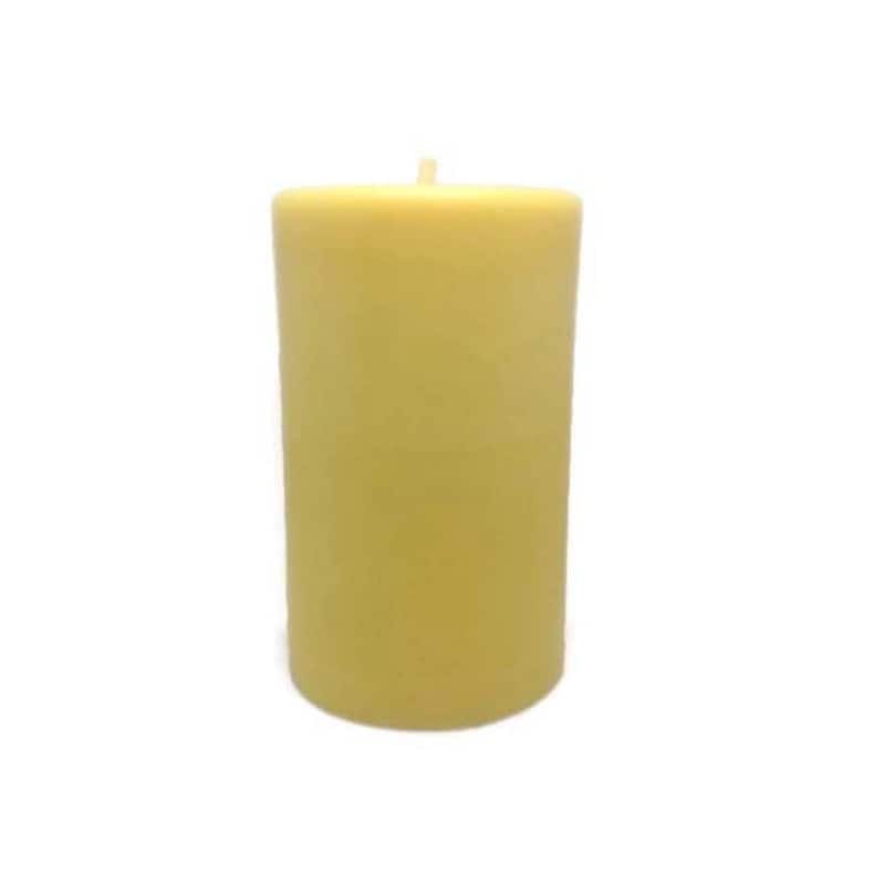 3.75" Yellow Grapefruit Scented Aromatherapy Pillar Candle