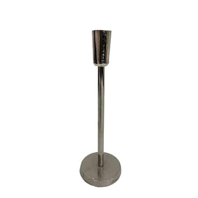 Lg. Alum. Candlestick Nickel Finish -ST - Nickel