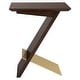 preview thumbnail 4 of 6, Uttermost Breakthrough Modern Accent Table - 17.25"W x 22"H x 11.75"D