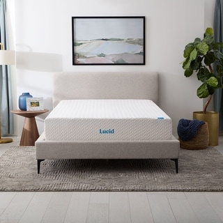 Lucid SureCool 12-inch Gel Memory Foam Mattress, Made in the USA