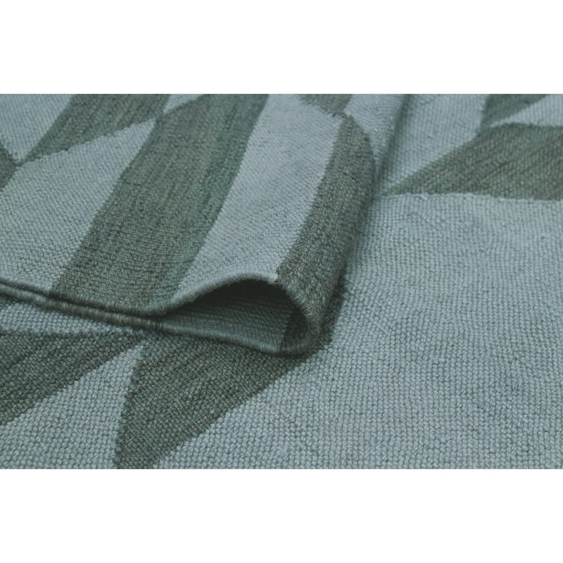 Winchester Flatweave Emmarae Grey/Ivory Rug - 6'7" x 9'6"