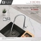 preview thumbnail 40 of 54, STYLISH Kitchen Sink Faucet Single Handle Pull Down Dual Mode Stainless Steel Polished