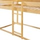 preview thumbnail 13 of 25, Twin Over Twin Wood Bunk Bed with Tent, Natural