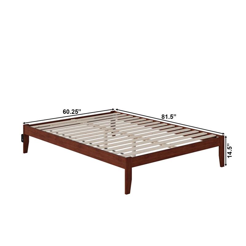 AFI Colorado Platform Bed with Charging Station
