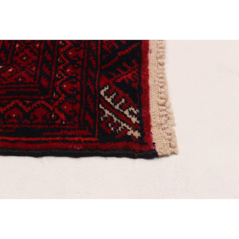 Teimani Red Rug 4'2" x 5'10" - 4'2 x 5'10