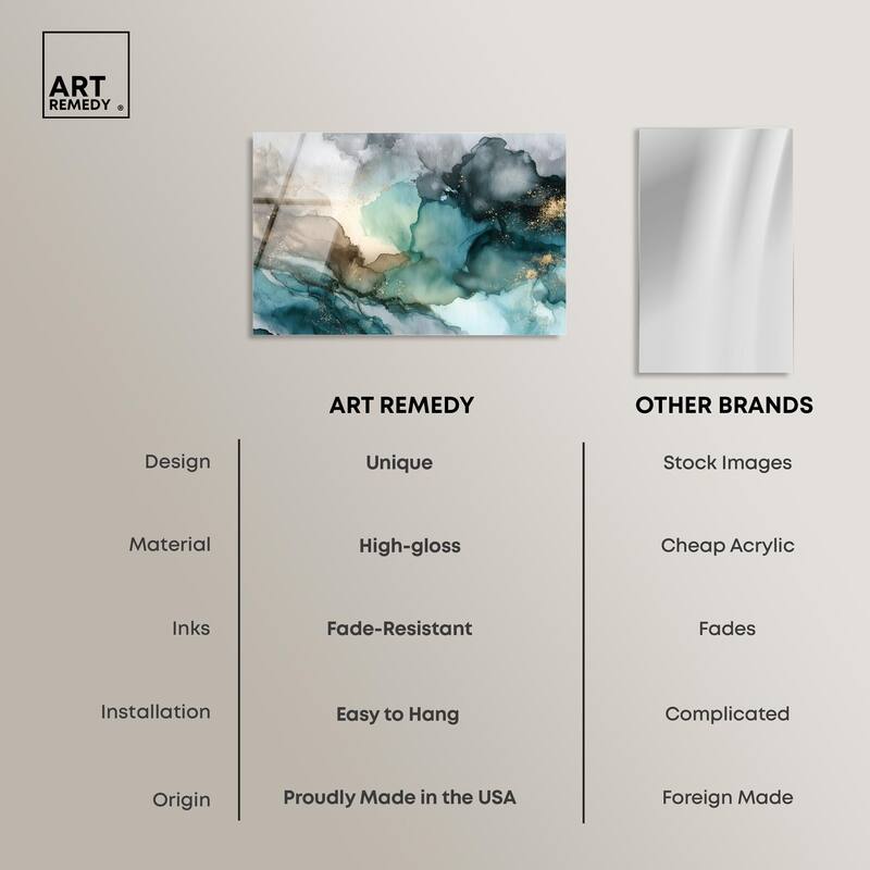 Veiled Inlet Acrylic by Art Remedy, Ready to Hang