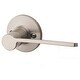 preview thumbnail 2 of 0, Kwikset Palmina Right Handed Non-Turning One-Sided Dummy Door Lever Satin Nickel