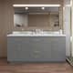 Option Dark Gray / Giotto Quartz Top / Brushed Gold