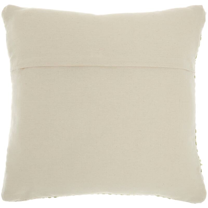 Mina Victory Life Styles Textured Geometric Woven Diamonds Throw Pillow 20" x 20"