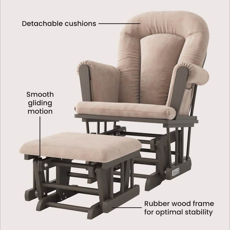 Child Craft Tranquil Glider Rocker and Ottoman Set