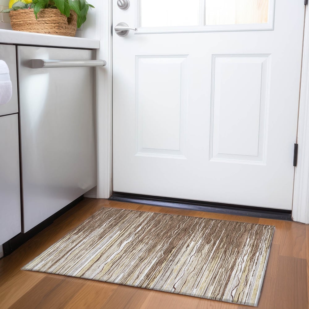 Premium Washable Super Soft Solid Landscape Mayfield Rug