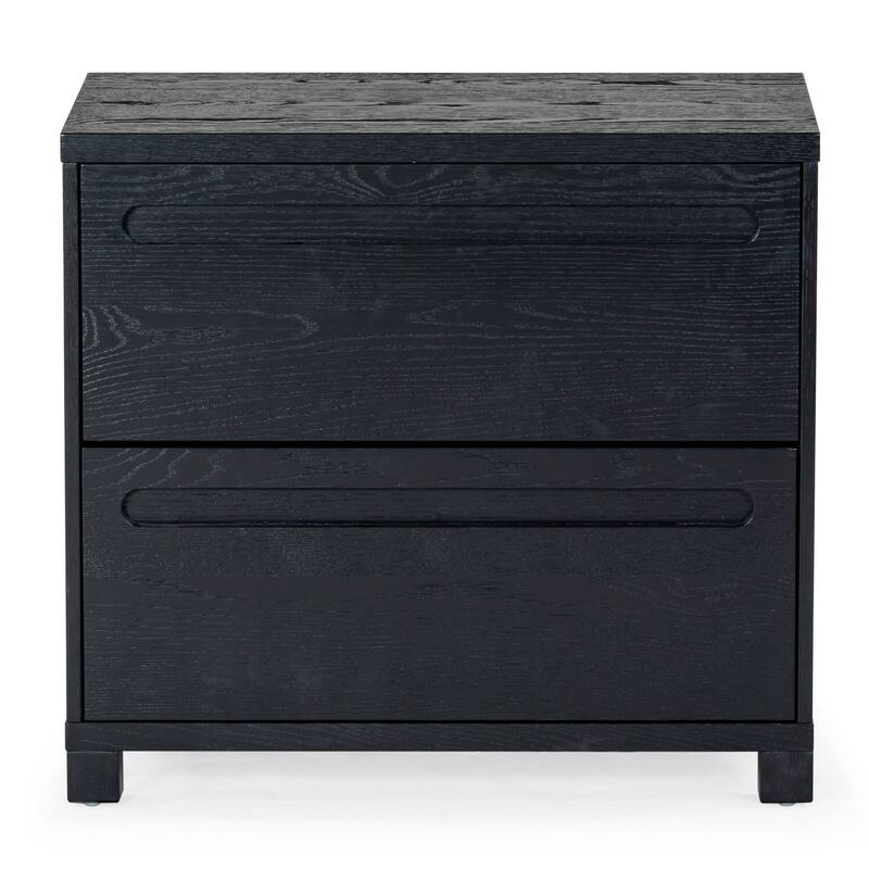 SAFAVIEH Couture Tobiette 2 Drawer Wood Nightstand