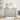 Clean Window Twill Stripe Anti-Dust Linen Blend Sheer Cafe Curtain Pair