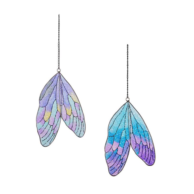 9 in. Hanging Fairy Wings Decor