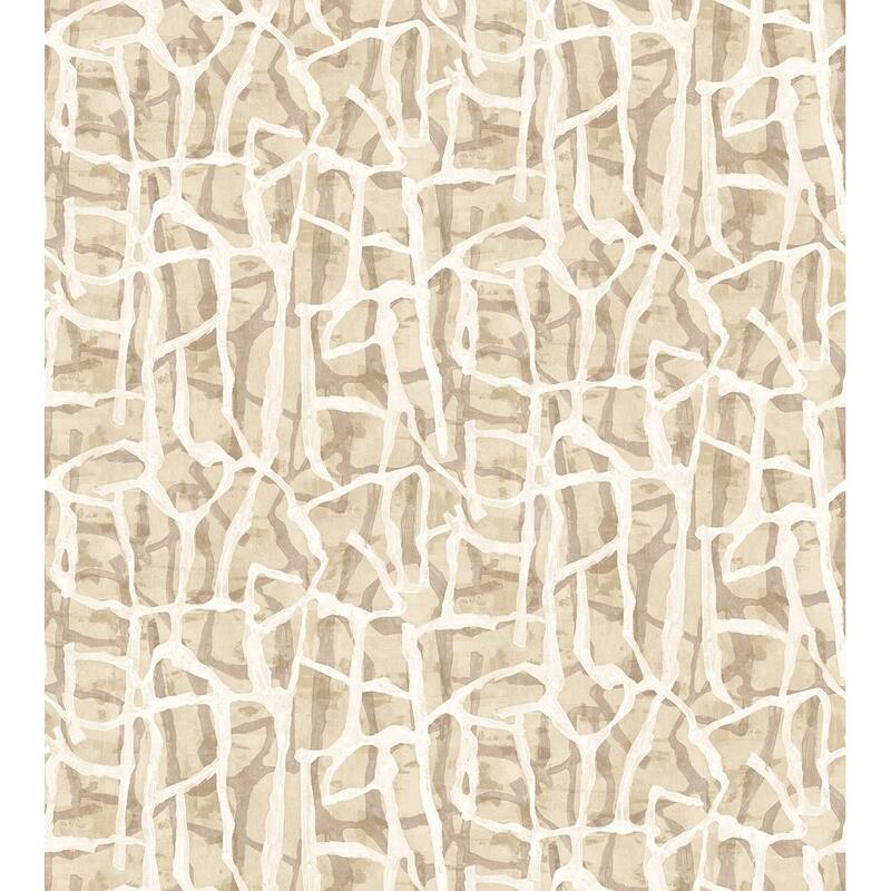 Seabrook Designs Jouji Unpasted Wallpaper Mural - 108 in. W x 10 ft. L - Neutral