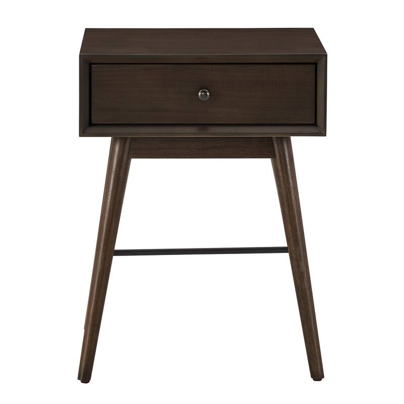 Aksel Wood 1-drawer End Table by iNSPIRE Q Modern