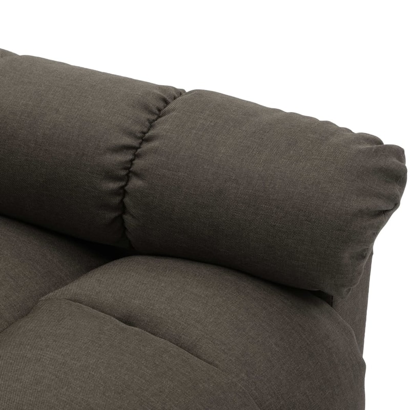 vidaXL Recliner Taupe Fabric - 29.1" x 38.9" x 40.1"