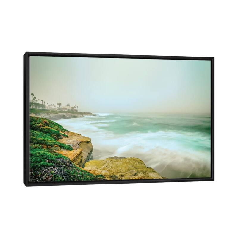 iCanvas "Mystical Beauty, La Jolla California" by Joseph S. Giacalone Framed Canvas Print - Black - 26x40