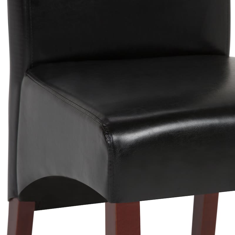 WYNDENHALL Franklin Transitional Deluxe Parson Dining Chair (Set of 2) - 17.7"w x 19.7"d x 40.2"h