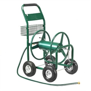 Costway Garden Water Hose Reel Cart 300FT Outdoor Heavy Duty Yard - See Details