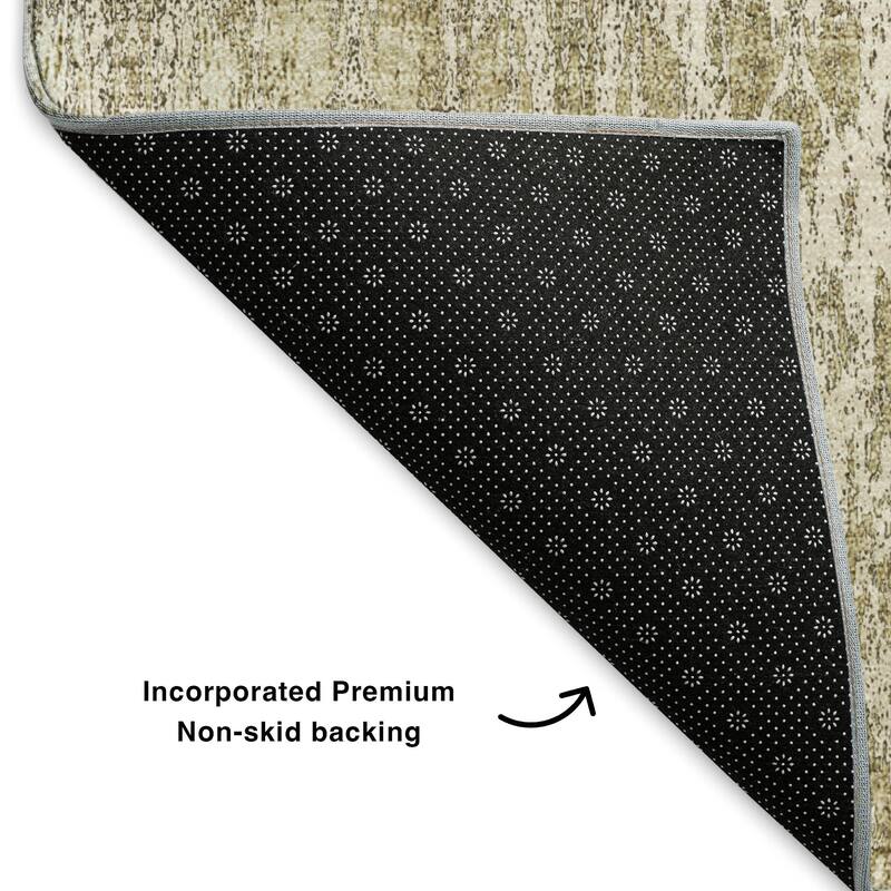 Premium Washable Super Soft Distressed Ombre Mayfield Rug