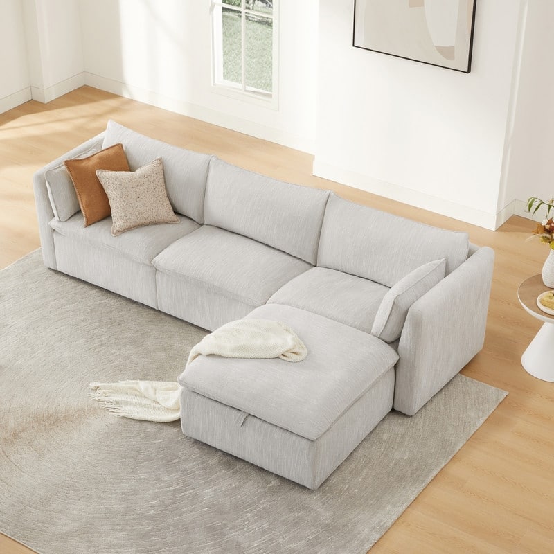 Cypress Sectional Couches Modular Sofa for Living Room