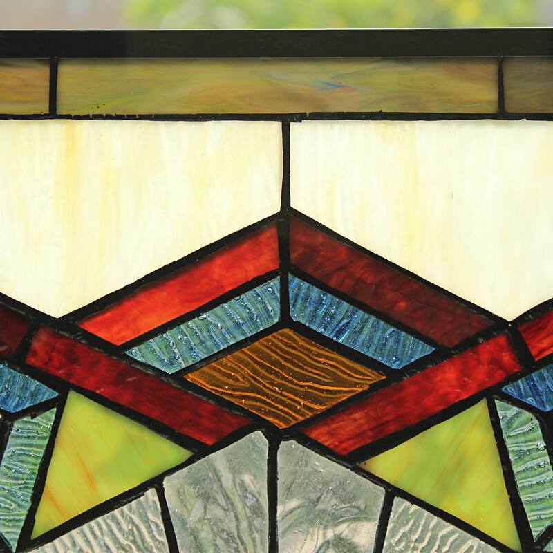 Geometric Design Window Panel/ Suncatcher