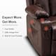 MCombo Electric Power Reclining Sofa with Heat & Massage, Faux Leather 6095/6075/6077
