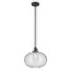 preview thumbnail 51 of 68, Kichler Lighting Avery 1-Light Pendant Light with Seeded Glass Globe - Olde Bronze