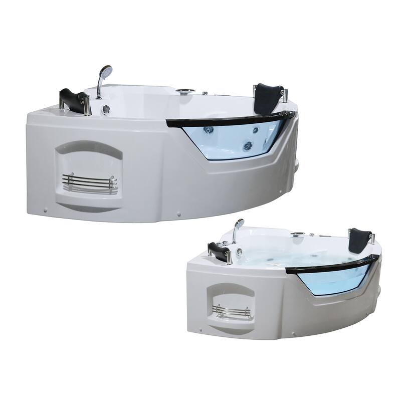 A&E Bath Shara 61-inch Freestanding Jetted Tub