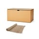 preview thumbnail 9 of 61, Outdoor 52.75"W 140 Gallon Patio Oversize Wicker Storage Bench Deck Box - 52.75"W x 29"D x 26"H