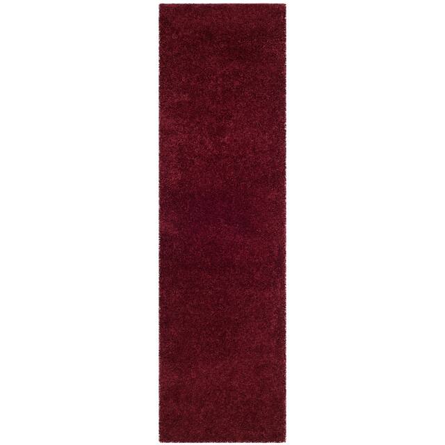 SAFAVIEH Laguna Shag Verdiana Solid Color 2-inch Thick Shag Rug