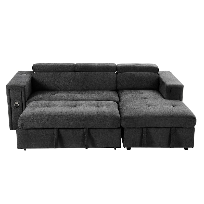 96" Multi-Functional Pull-Out Sofa Bed
