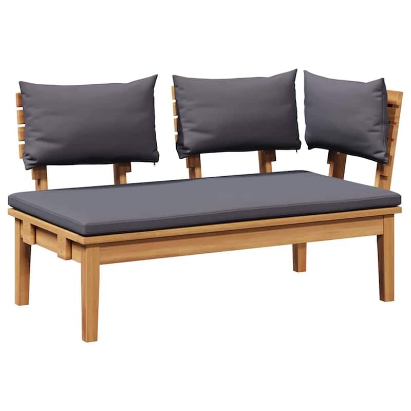 vidaXL Garden Bench Brown Solid Teak wood