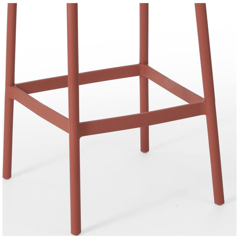 Frond and Form 2-Person Outdoor Round Dining Set Bar Height