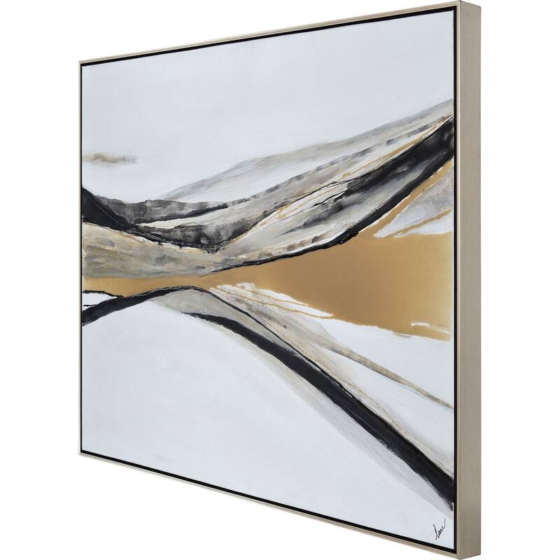 Renwil Webber 36" Wide Canvas Art, Black