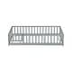 preview thumbnail 174 of 173, Toddler Floor Bed with Fence and Door, Montessori Platform Floorbed with Safety Guardrails for Children Boys Girls Kids Playroom