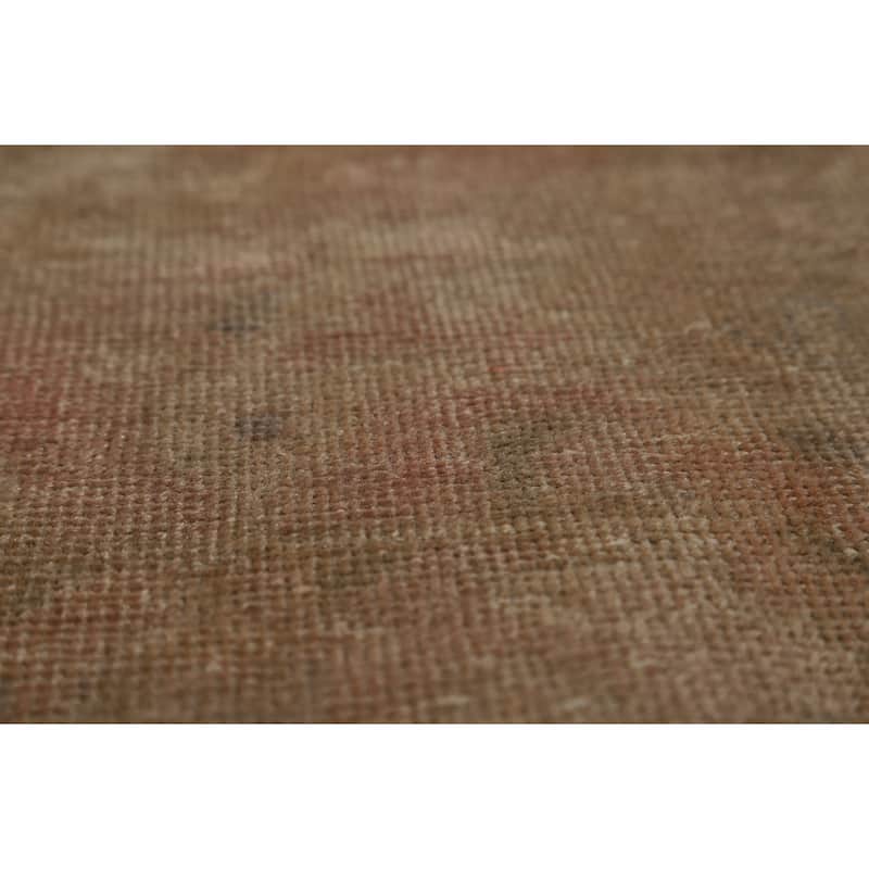 Medallion Geometric Tabriz Persian Vintage Rug Handmade Wool Carpet - 8'2" x 11'4"