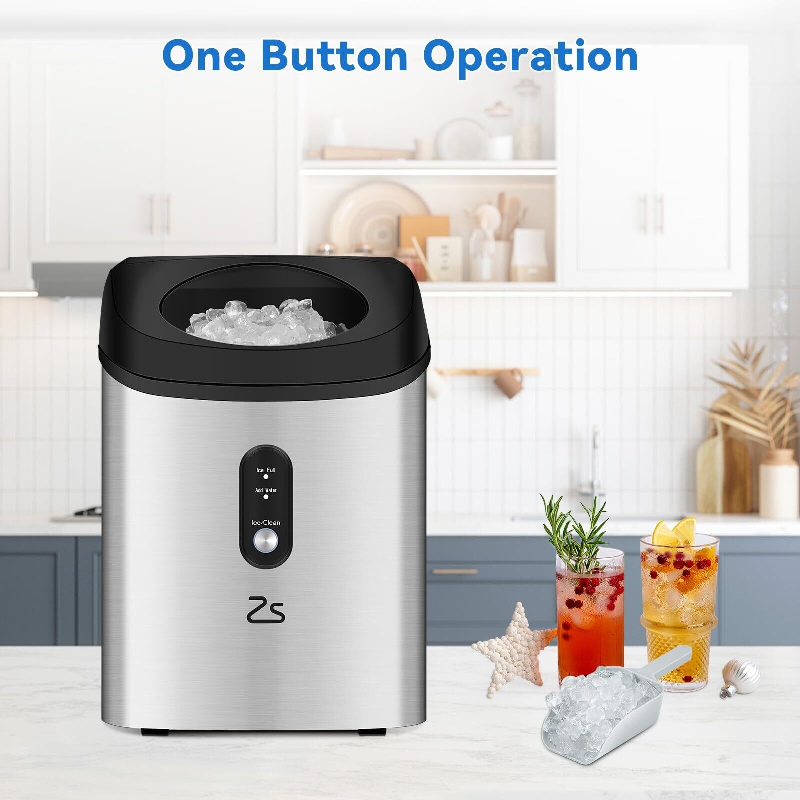 Nugget Ice Maker Machine Countertop Chewable Ice Maker 29lb/Day - On Sale -  Bed Bath & Beyond - 35065698