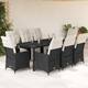 Option Black 74.8" x 35.4" x 29.5" -8 seats