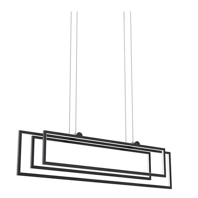 Kichler 84322 Jestin 39" Wide Linear Chandelier - Matte Black
