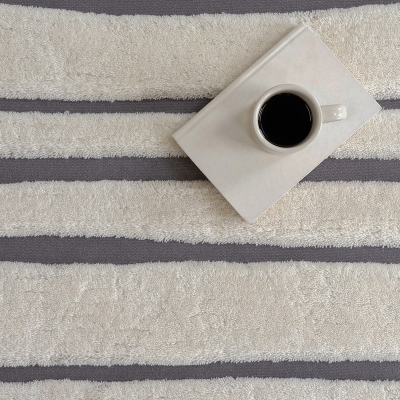 Frenshe Interiors Studio Striped New Zealand Wool Area Rug