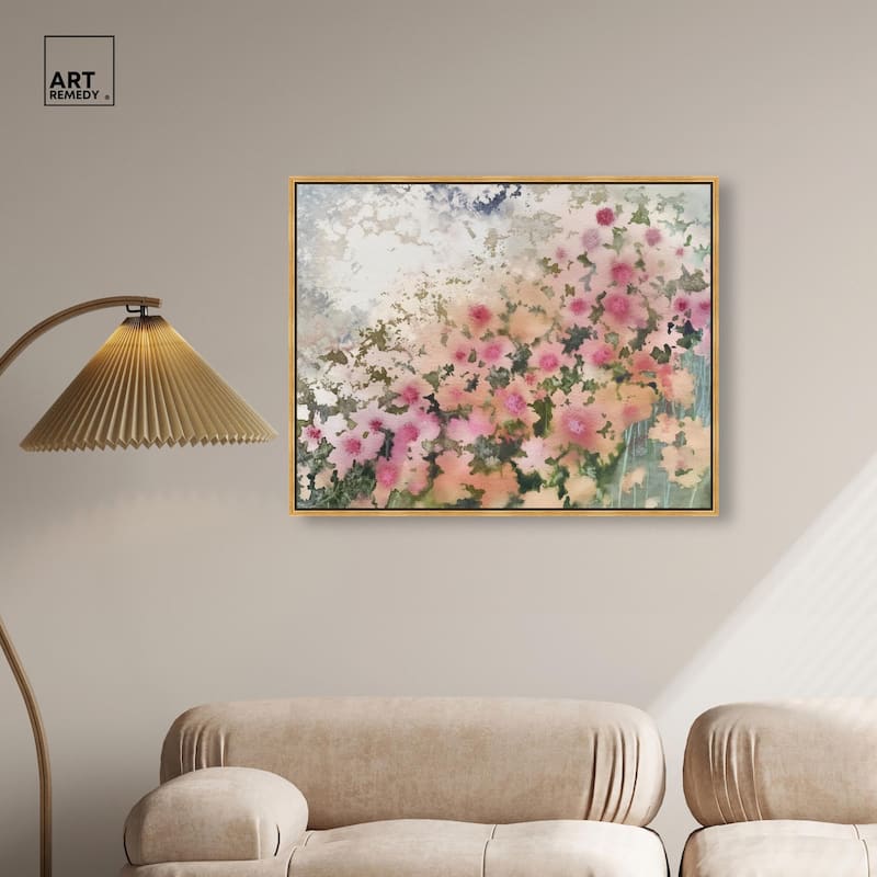 Roseate Remnants Canvas by Art Remedy