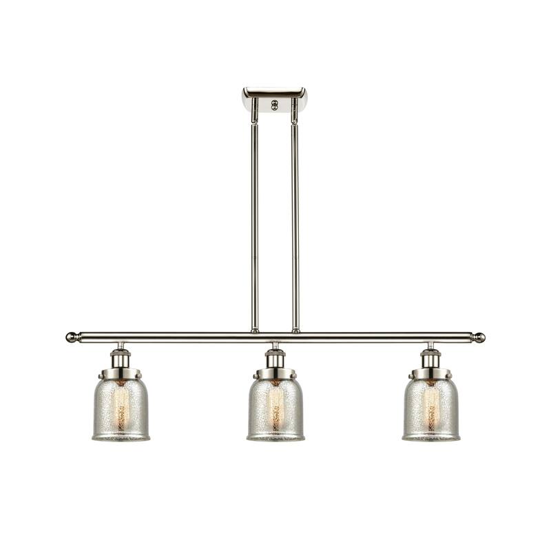 Innovations Lighting 916-3I-10-36 Bell Linear Bell 3 Light 36" Wide - Polished Nickel / Silver Plated Mercury