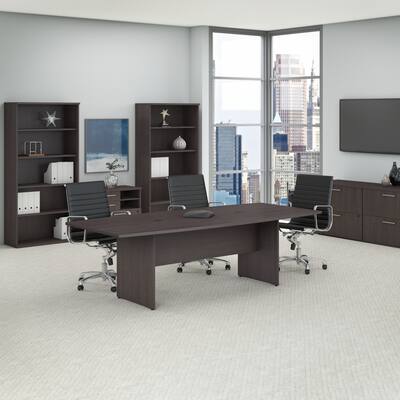 Bush Business Furniture 96W x 42D Boat Shaped Conference Table