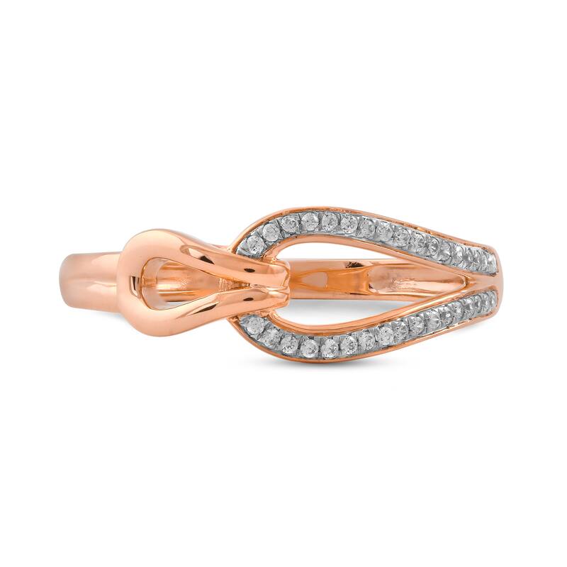 1/10ct TDW Diamond Fashion Ring in 10K Gold for Women