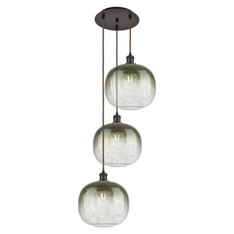 Innovations Lighting Endless Possibilities Ballston - Brookhaven Sphere - 3 Light 17" Cord Hung Multi Pendant
